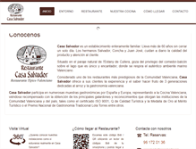 Tablet Screenshot of casasalvador.com